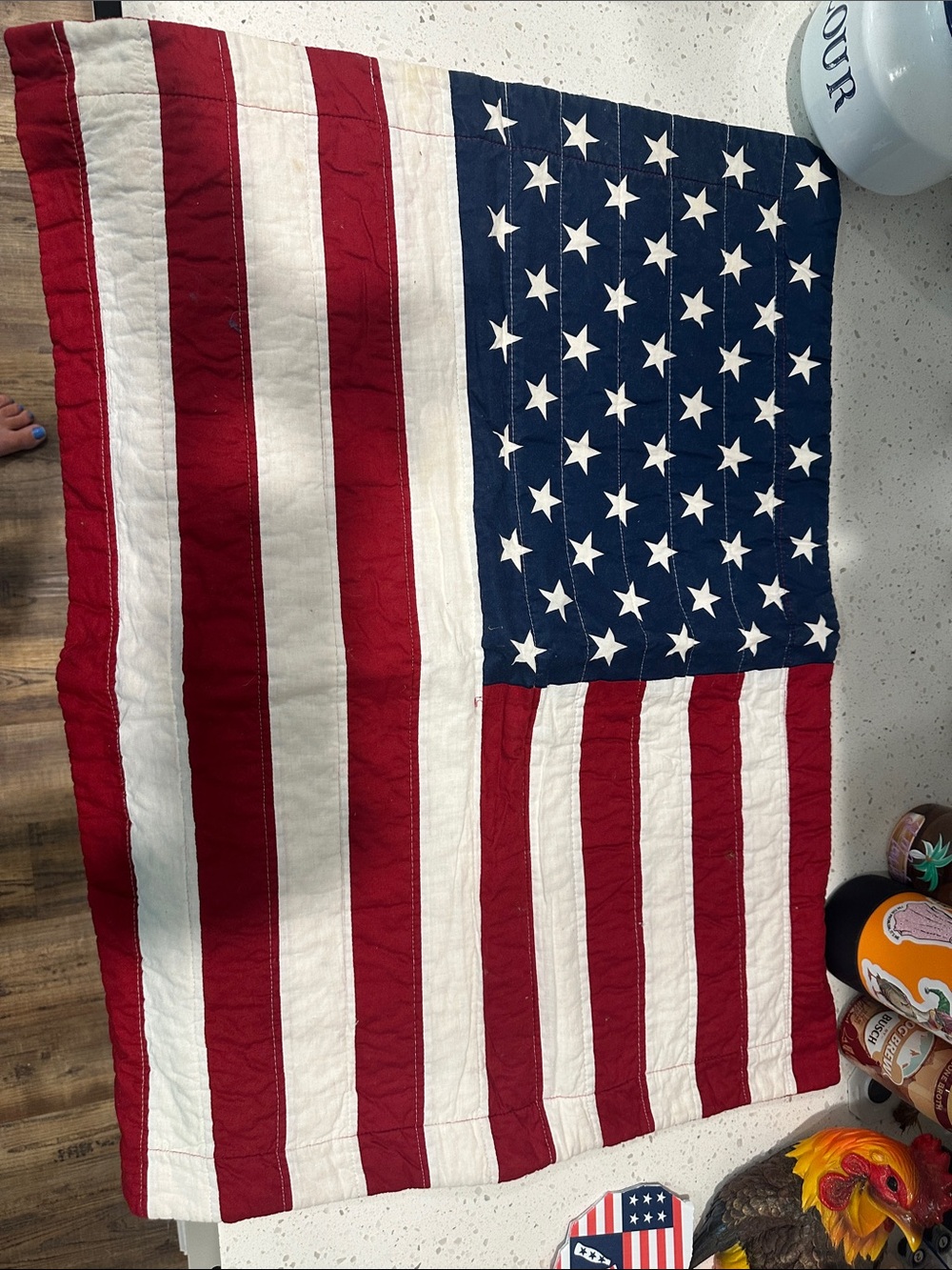 American Flag Pillow Case - Red, White & Blue